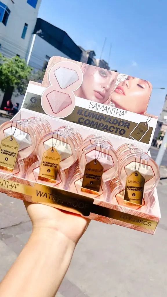 Iluminador compacto duo diamante - Samantha IL 24-43