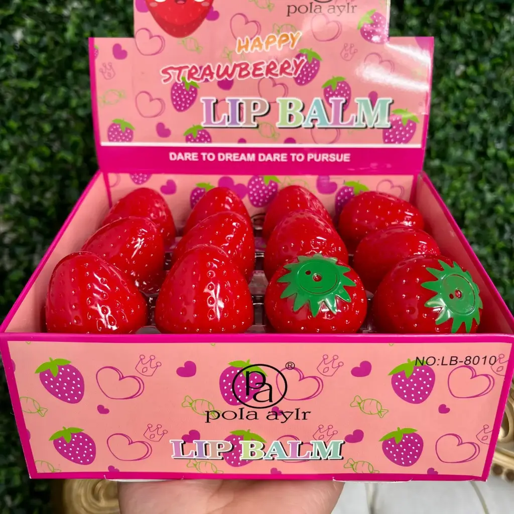 Balsamo de fresa Happy - LB8010 PolaBe
