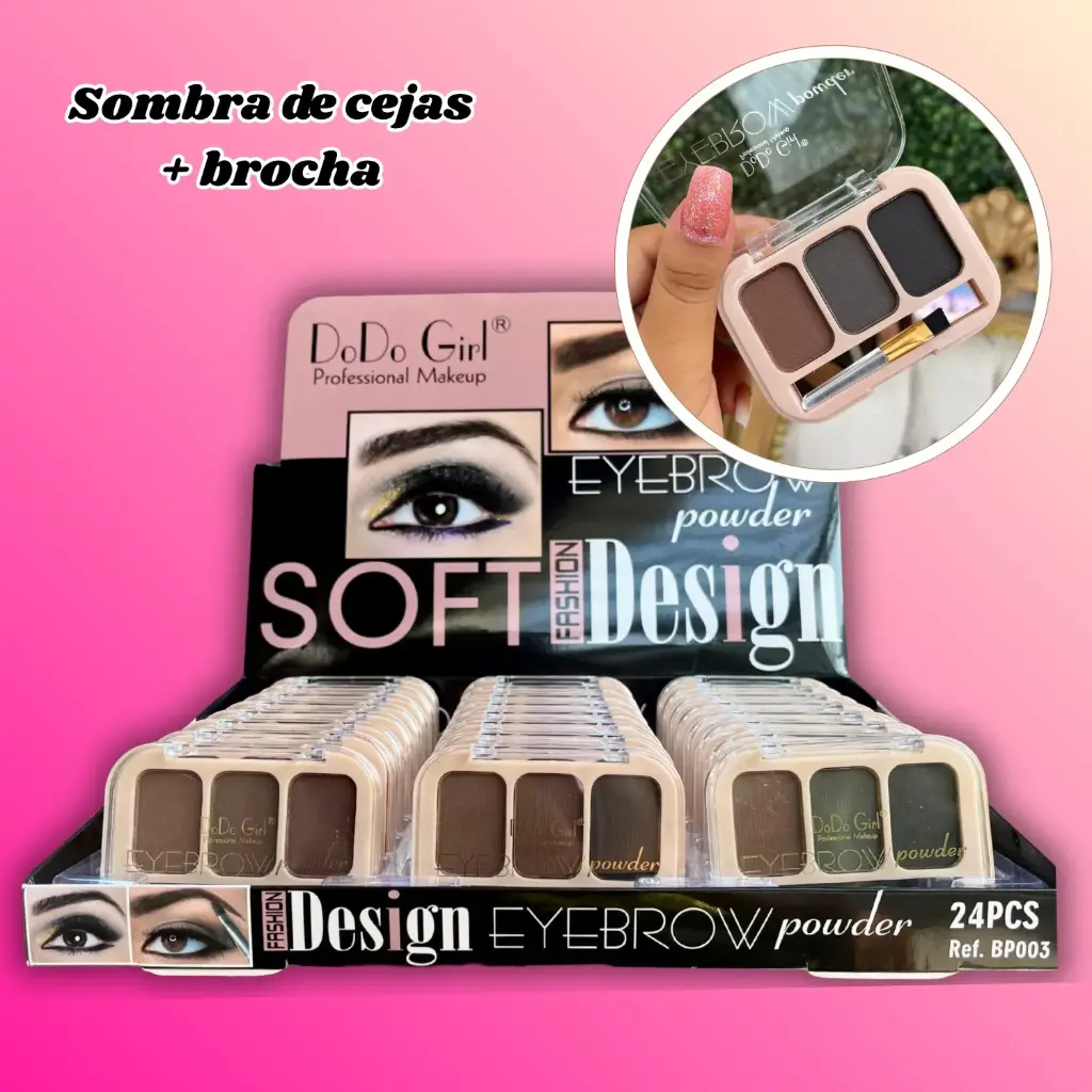 Sombra de cejas + brochita - Dodo Girl BP003